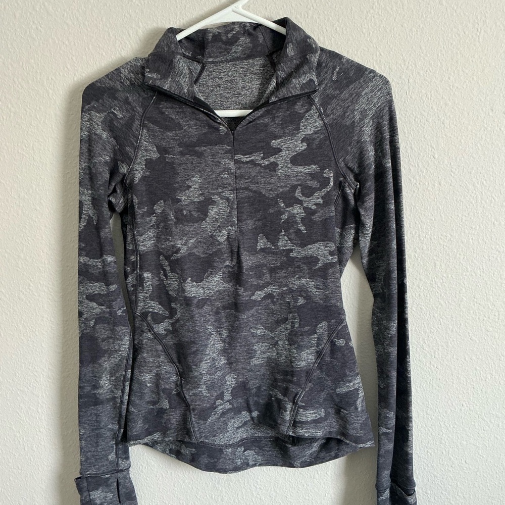 lululemon athletica Charcoal Camouflage Hoodie